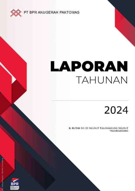 Laporan Tahunan PT BPR Anugerah Paktomas tahun 2024